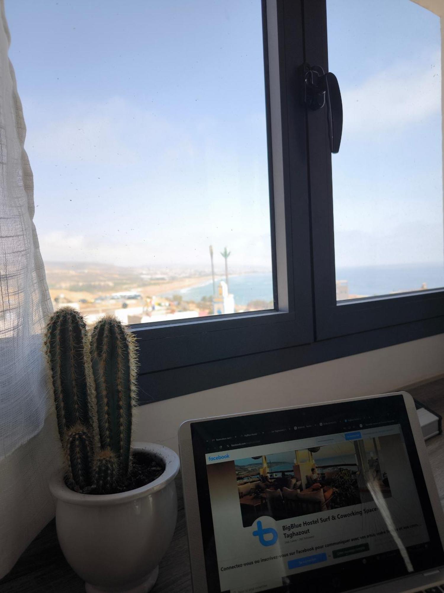 Bigblue Surf Hostel & Coworking Space - Taghazout (Adults Only) Azazoul Dış mekan fotoğraf